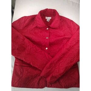 JG Hook Red‎ Snap Up Jacket Size L